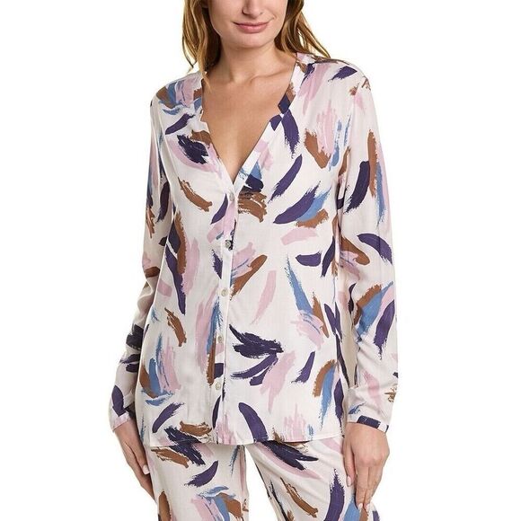 Hanro Tops - Hanro of Switzerland Sleep and Lounge Long Sleeve Lounge Shirt size small